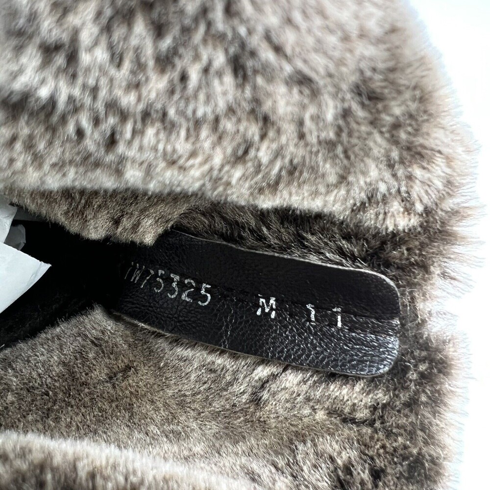 Stuart Weitzman Real Fur Trim Block Heel Boots Si… - image 6